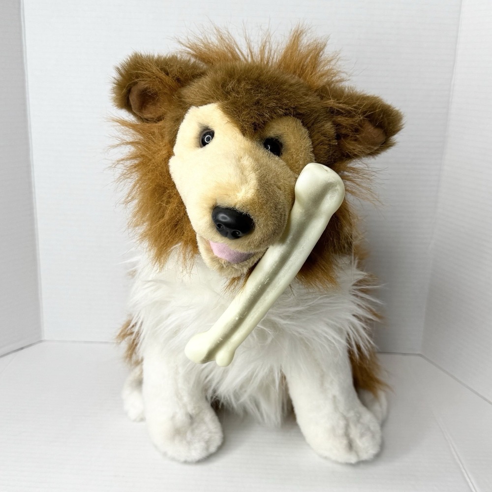 2000 Kids of America Corp Colie Plush Dog 16" Automatic Playback Bark and Growl
